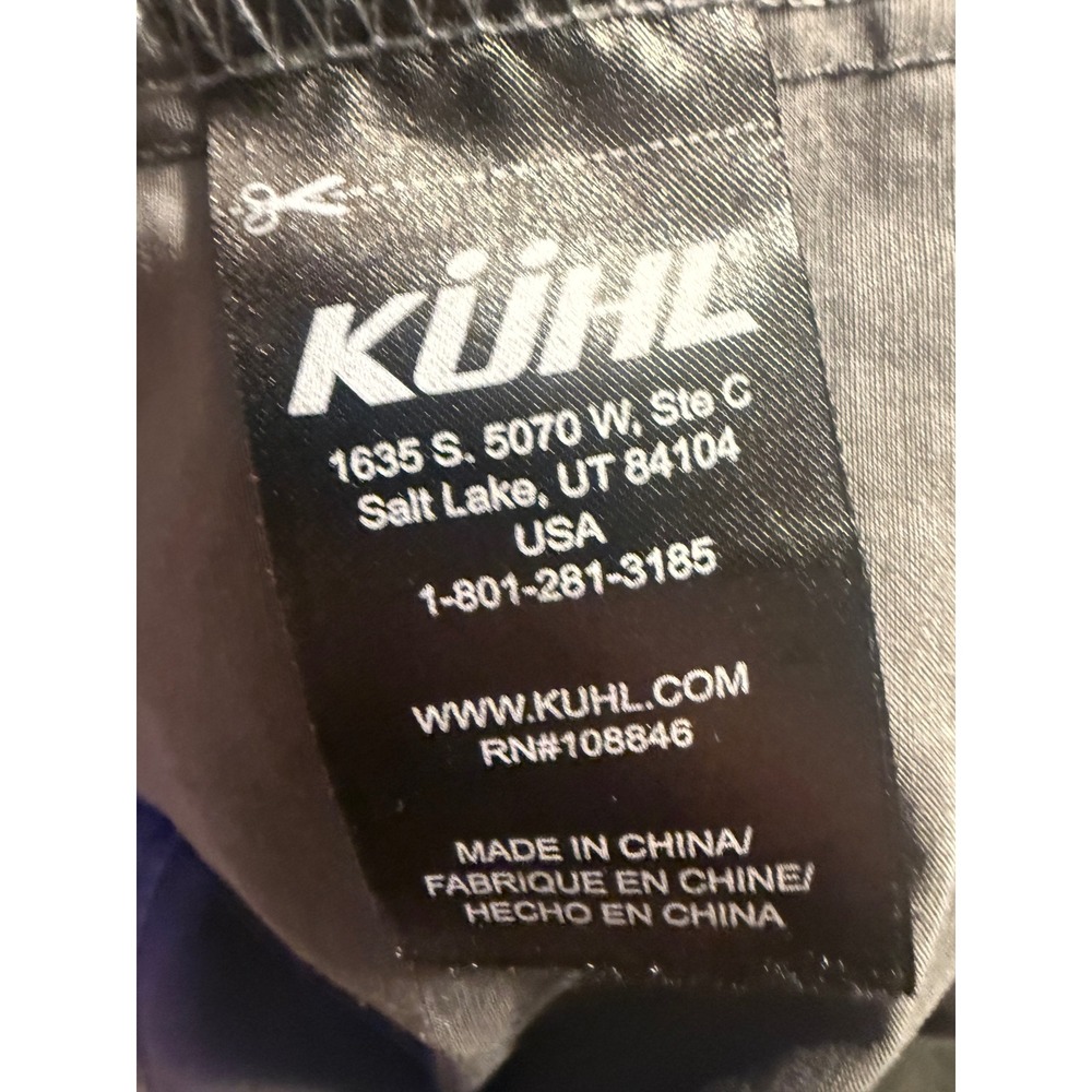 Kuhl Mens Charcoal Grey Field Jacket Medium Full Zip Snap Utility Outdoor Coat - Picture 6 of 9